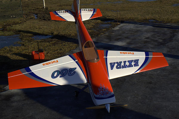 Aero-Works Extra 260 50cc powered by Desert Aircraft DA-50R.