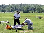 Hanger 9 P51D Built by George Bozian Test flight Krish Blake