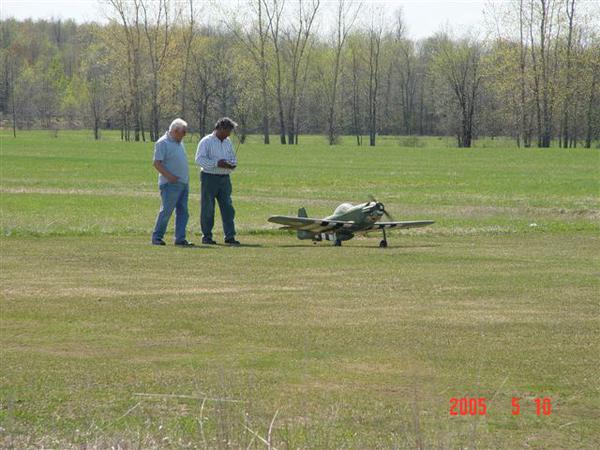 Final discussion before test flight as to actions to take in the event it doesn't go as planned...but it tracked perfectly.