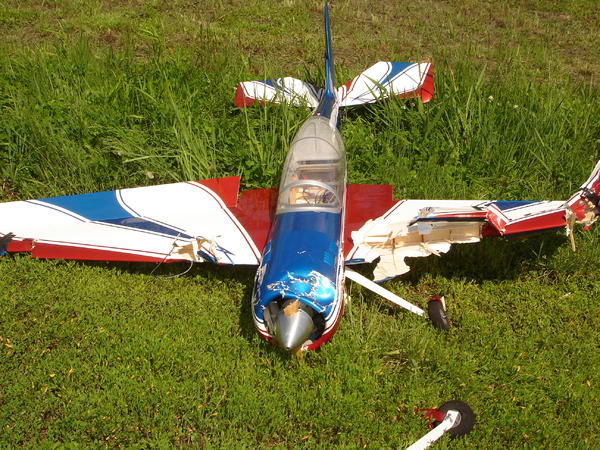 Buddys destroyed Yak 54