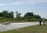 Balsa USA P47 Built by Stan Tucker 2001, Testing Krish Blake