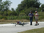 Balsa USA P47 Built by Stan Tucker 2001, Testing Krish Blake